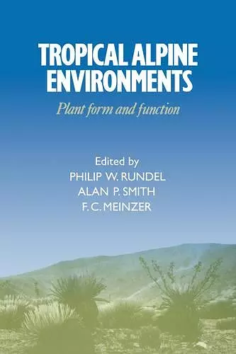 Tropical Alpine Environments cover