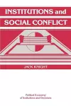 Institutions and Social Conflict cover