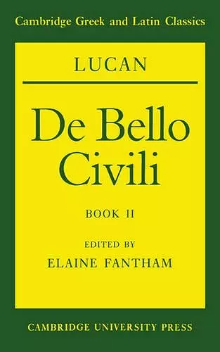 Lucan: De bello civili Book II cover