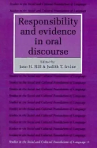 Responsibility and Evidence in Oral Discourse cover