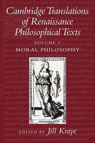 Cambridge Translations of Renaissance Philosophical Texts cover