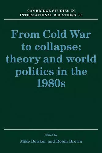 From Cold War to Collapse cover