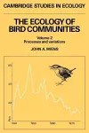 The Ecology of Bird Communities cover