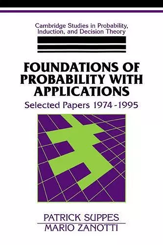 Foundations of Probability with Applications cover