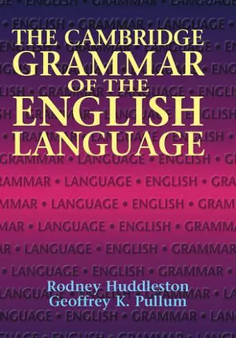 The Cambridge Grammar of the English Language cover