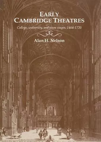 Early Cambridge Theatres cover