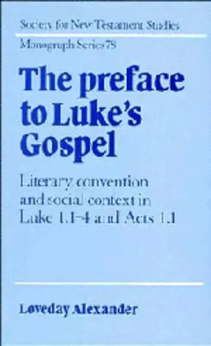 The Preface to Luke's Gospel cover