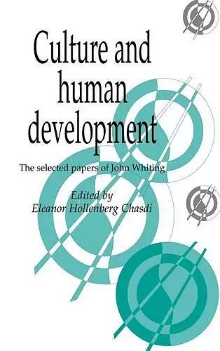 Culture and Human Development cover