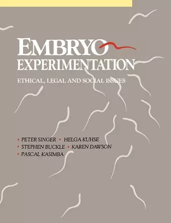 Embryo Experimentation cover