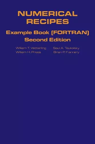 Numerical Recipes in FORTRAN Example Book cover