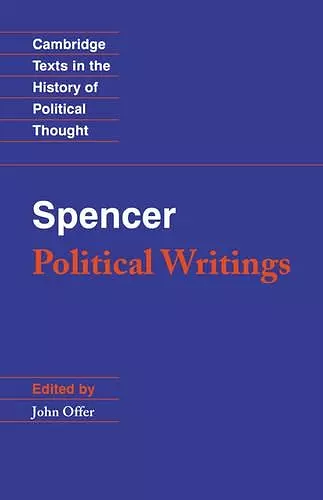 Spencer: Political Writings cover