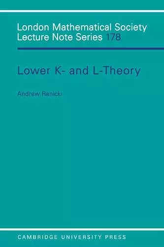 Lower K- and L-theory cover