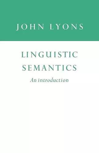 Linguistic Semantics cover