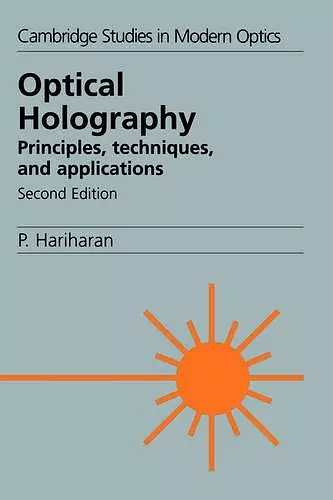 Optical Holography cover