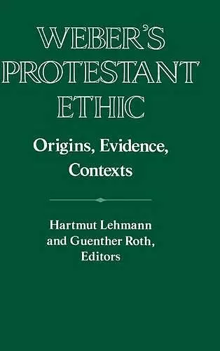 Weber's Protestant Ethic cover