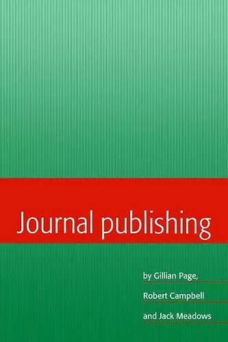 Journal Publishing cover