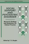 Social Support and Psychiatric Disorder cover