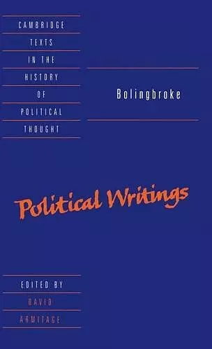 Bolingbroke: Political Writings cover