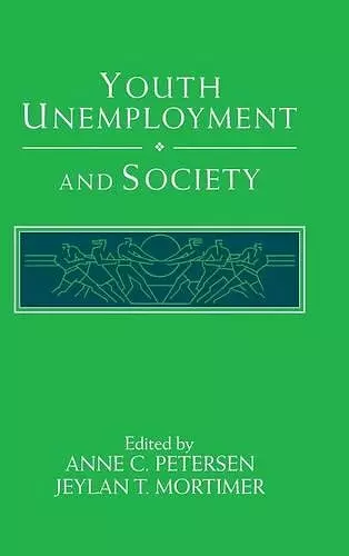 Youth Unemployment and Society cover