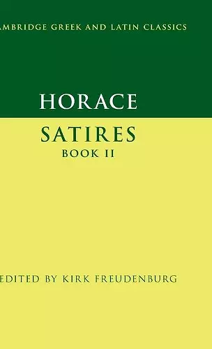 Horace: Satires Book II cover