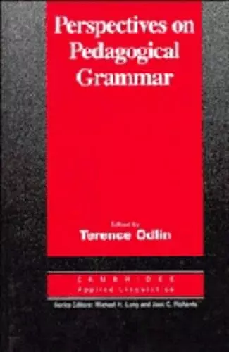 Perspectives on Pedagogical Grammar cover