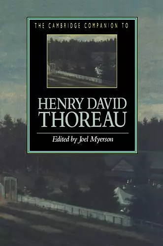 The Cambridge Companion to Henry David Thoreau cover