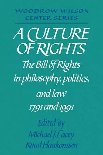 A Culture of Rights cover