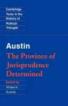 Austin: The Province of Jurisprudence Determined cover