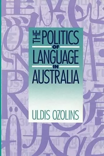 The Politics of Language in Australia cover