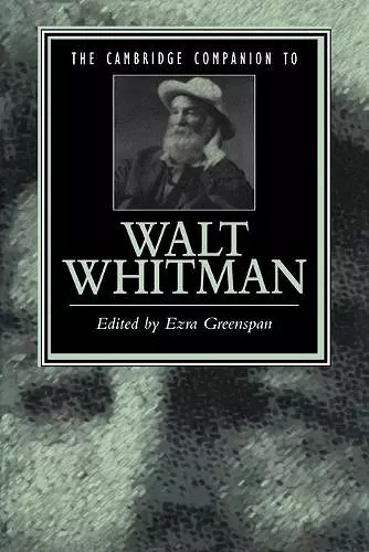 The Cambridge Companion to Walt Whitman cover