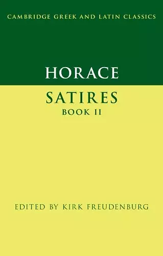 Horace: Satires Book II cover