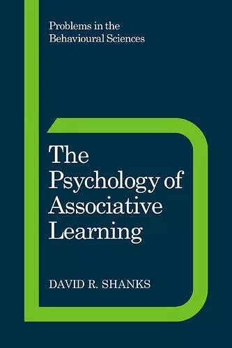 The Psychology of Associative Learning cover