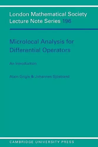 Microlocal Analysis for Differential Operators cover