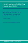 Microlocal Analysis for Differential Operators cover