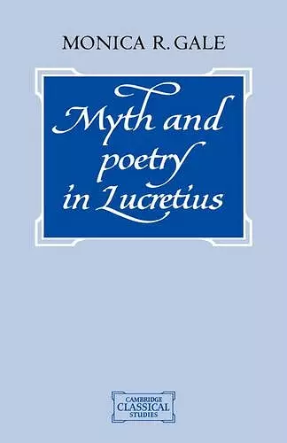 Myth and Poetry in Lucretius cover