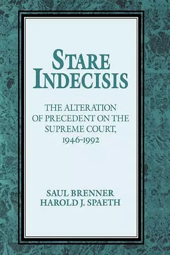 Stare Indecisis cover