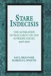 Stare Indecisis cover