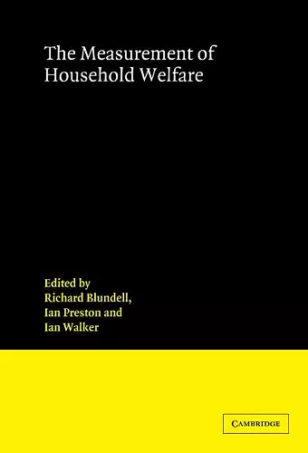 The Measurement of Household Welfare cover