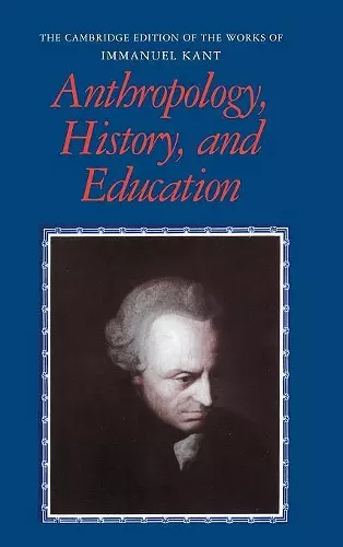 Anthropology, History, and Education cover