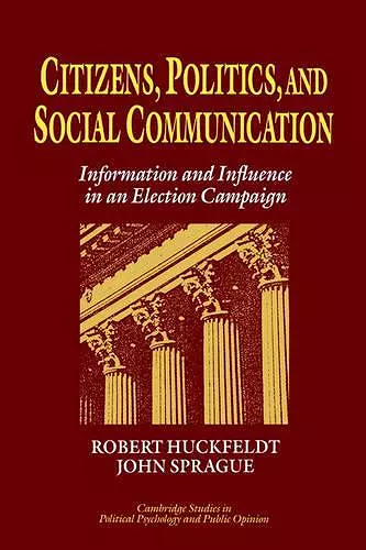 Citizens, Politics and Social Communication cover