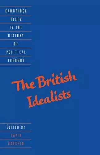 The British Idealists cover