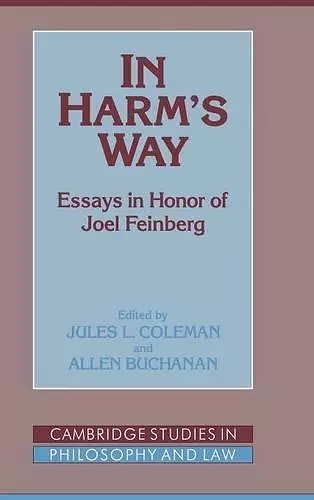 In Harm's Way cover