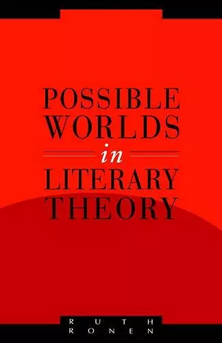 Possible Worlds in Literary Theory cover