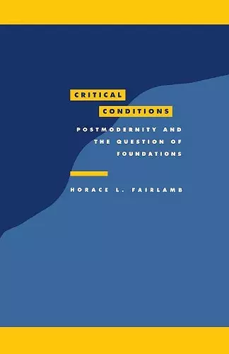 Critical Conditions cover