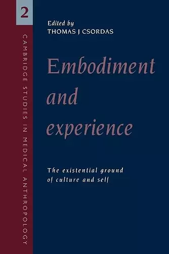 Embodiment and Experience cover