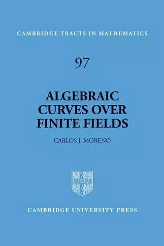 Algebraic Curves over Finite Fields cover