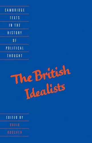 The British Idealists cover