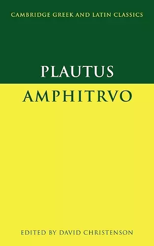 Plautus: Amphitruo cover