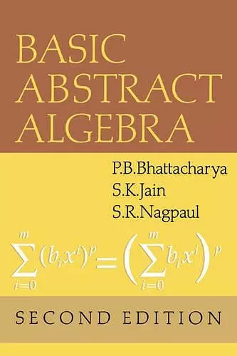 Basic Abstract Algebra cover