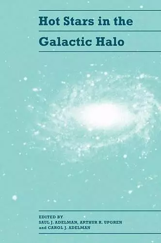 Hot Stars in the Galactic Halo cover